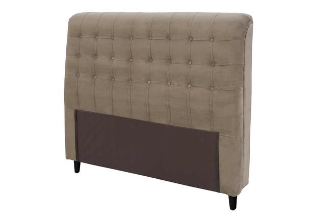 Cabeceira Dama Simbal Suede Taupe King 195 cm Menor preço em Cabeceira Dama Simbal Suede Taupe King 195 cm