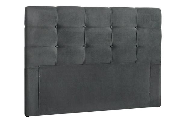 Cabeceira Dama Suede Casal 1,40m - Cinza 0579 - Simbal Menor preço em Cabeceira Dama Suede Casal 1,40m - Cinza 0579 - Simbal