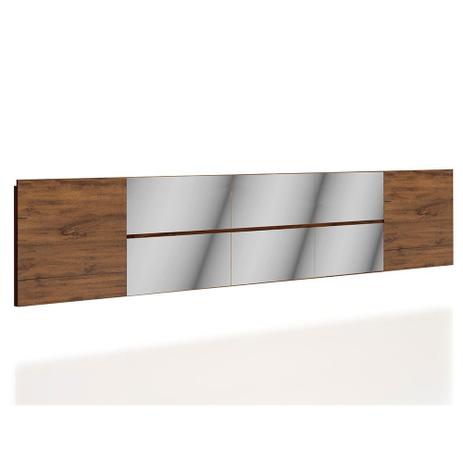 Cabeceira de Barra Espelhada p/cama Casal em MDF 300cm Nobre Dalla Costa Menor preço em Cabeceira de Barra Espelhada p/cama Casal em MDF 300cm Nobre Dalla Costa