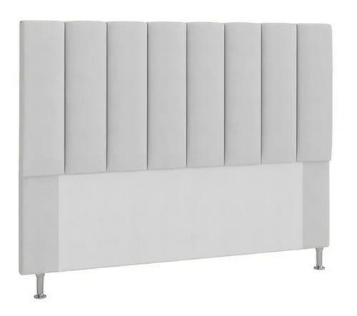 Cabeceira Estofada Carla 140CM Casal Suede Branco - D A DECOR Menor preço em Cabeceira Estofada Carla 140CM Casal Suede Branco - D A DECOR