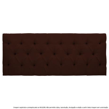 Cabeceira Estofada Painel Capitonê Marrom Para Cama Box Queen 160cm - Lubrano decor Menor preço em Cabeceira Estofada Painel Capitonê Marrom Para Cama Box Queen 160cm - Lubrano decor