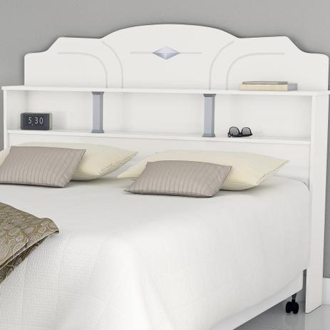 Cabeceira Estrela para Cama Casal - Branco - Jaci Móveis - 805 Menor preço em Cabeceira Estrela para Cama Casal - Branco - Jaci Móveis - 805