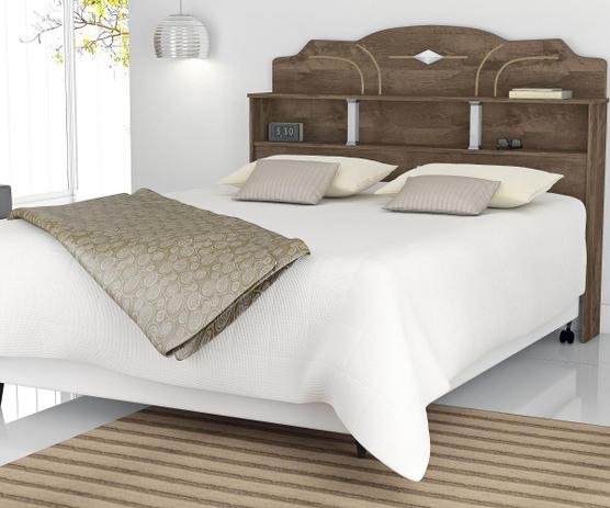 Cabeceira Estrela para Cama Queen - Castanho - Jaci Móveis - Rpm móveis Menor preço em Cabeceira Estrela para Cama Queen - Castanho - Jaci Móveis - Rpm móveis