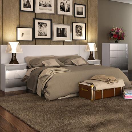 Cabeceira Extensível Com 2 Criados Mudos Espelhados Branco - Madesa é ruim? Cabeceira Extensível Com 2 Criados Mudos Espelhados Branco - Madesa é boa?