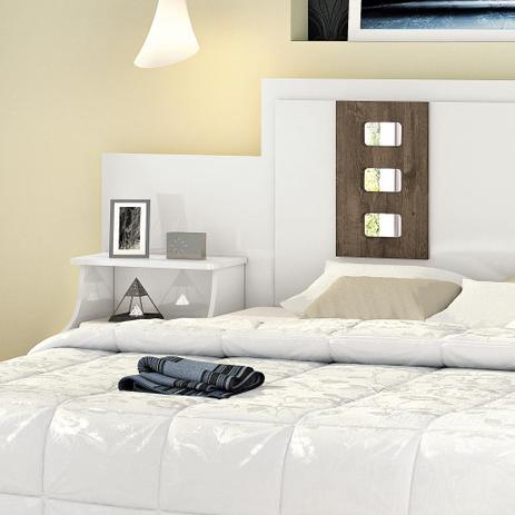 Cabeceira Flórida para Cama Casal/Queen/King - Off White/Castanho - Jaci Móveis - Rpm móveis é boa?