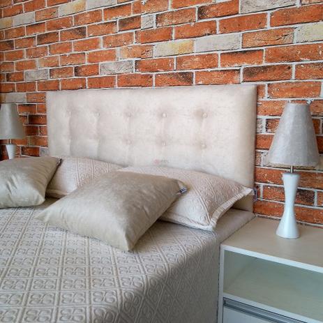 Cabeceira King Botonê 15 Suede Amassado Bege 195 x 60 Rbl Menor preço em Cabeceira King Botonê 15 Suede Amassado Bege 195 x 60 Rbl