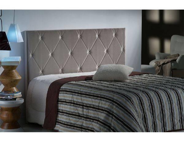 Cabeceira King Estofada Flórida Prata S.Design - Sleep design Menor preço em Cabeceira King Estofada Flórida Prata S.Design - Sleep design