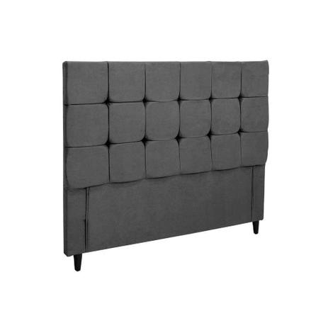Cabeceira King Estofada Slim Suede Cinza - Simbal é boa?
