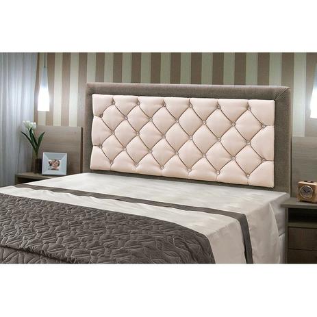 Cabeceira Londres 160 Para Cama Queen Animale Bege/Bison Linen JS Móveis Menor preço em Cabeceira Londres 160 Para Cama Queen Animale Bege/Bison Linen JS Móveis