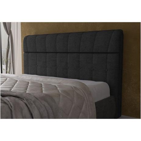 Cabeceira Madri para Cama Casal Box 160 cm Suede Amassado Preto - JS Móveis Menor preço em Cabeceira Madri para Cama Casal Box 160 cm Suede Amassado Preto - JS Móveis