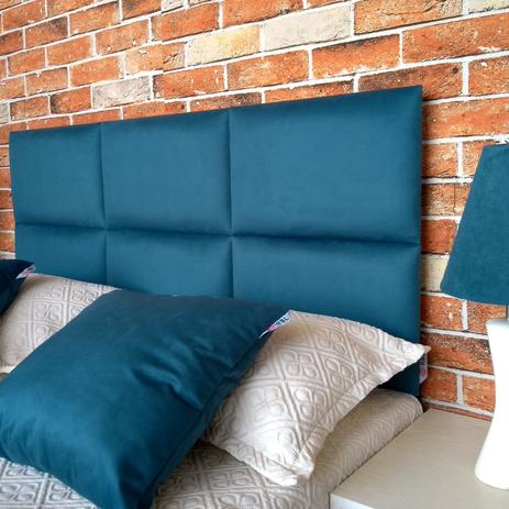 Cabeceira Modulos Solteiro Suede Liso Azul Royal 90 x 60 Rbl Menor preço em Cabeceira Modulos Solteiro Suede Liso Azul Royal 90 x 60 Rbl