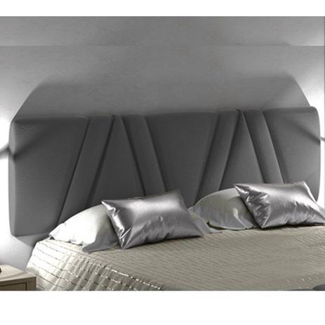 Cabeceira Painel Casal Mille 160 cm Suede Liso Grafite Mialni Movelaria - Milani movelaria Menor preço em Cabeceira Painel Casal Mille 160 cm Suede Liso Grafite Mialni Movelaria - Milani movelaria
