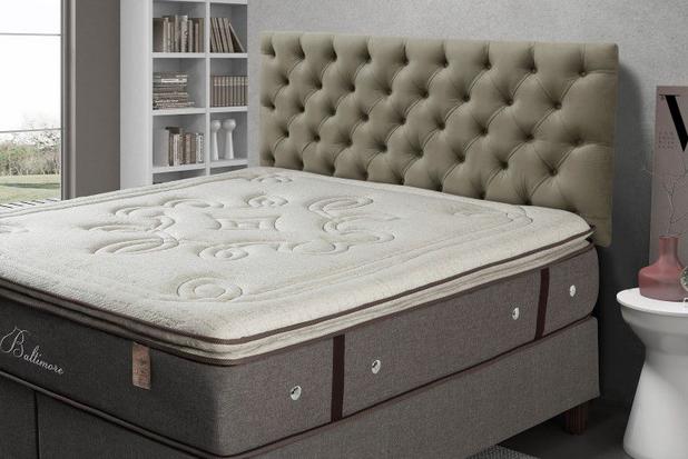 Cabeceira painel casal queen 1.60 cm embaixatriz nobuck veludo bege - simbal Menor preço em Cabeceira painel casal queen 1.60 cm embaixatriz nobuck veludo bege - simbal