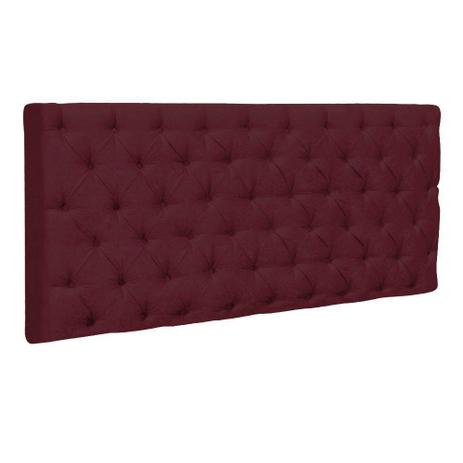 Cabeceira Painel Cristal para Cama Box Casal 1,40 m Suede Vinho Pena 1323 - DRossi é ruim? Cabeceira Painel Cristal para Cama Box Casal 1,40 m Suede Vinho Pena 1323 - DRossi é boa?