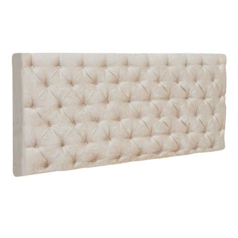 Cabeceira Painel Cristal para Cama Box Solteiro 1,00 m Suede Bege 1301 - D'Rossi Menor preço em Cabeceira Painel Cristal para Cama Box Solteiro 1,00 m Suede Bege 1301 - D'Rossi