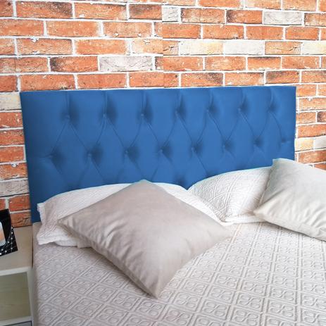 Cabeceira Painel Luna Suede Liso Azul Solteiro 90 x 60 - Decorajá Menor preço em Cabeceira Painel Luna Suede Liso Azul Solteiro 90 x 60 - Decorajá