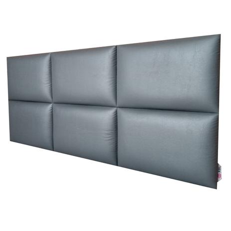 Cabeceira Painel Módena H6 Cinza Solteiro 90 x 60 - Decorajá Menor preço em Cabeceira Painel Módena H6 Cinza Solteiro 90 x 60 - Decorajá