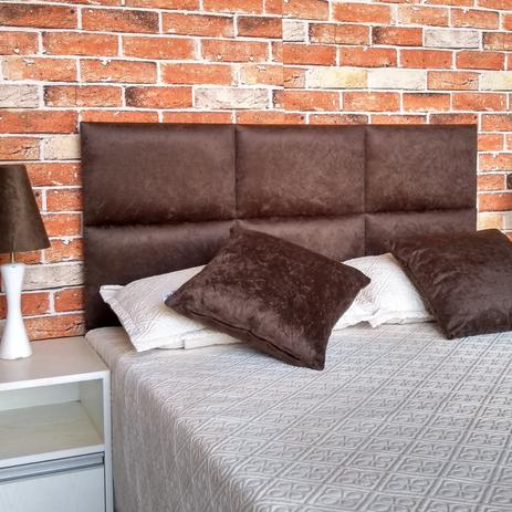 Cabeceira Painel Módena H6 Suede Marrom Solteiro 90 x 60 - Decorajá é ruim? Cabeceira Painel Módena H6 Suede Marrom Solteiro 90 x 60 - Decorajá é boa?
