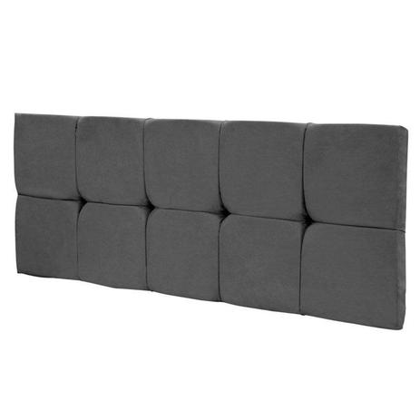 Cabeceira Painel Nina para Cama Box de 90 cm Cinza - Jm Estofados Menor preço em Cabeceira Painel Nina para Cama Box de 90 cm Cinza - Jm Estofados