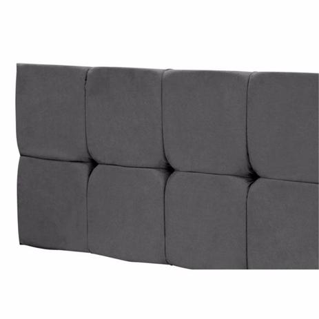 Cabeceira Painel Nina Para Cama Box Solteiro 100 Cm Suede Cinza - DL Decor - Cinza é boa?