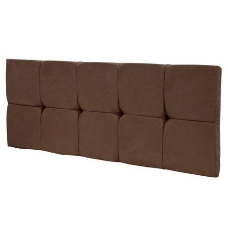Cabeceira Painel Nina Para Cama Box Solteiro 100 Cm Suede Marrom - DL Decor Menor preço em Cabeceira Painel Nina Para Cama Box Solteiro 100 Cm Suede Marrom - DL Decor