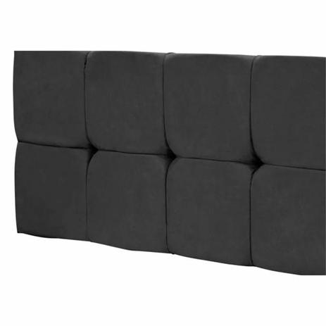 Cabeceira Painel Nina Para Cama Box Solteiro De 90 Cm Suede Preto - DL Decor - Preto Menor preço em Cabeceira Painel Nina Para Cama Box Solteiro De 90 Cm Suede Preto - DL Decor - Preto