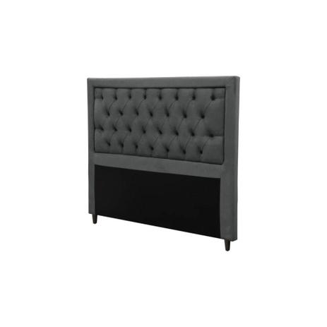 Cabeceira Para Box Casal Queen Baronesa Suede Cinza Escuro - Simbal é ruim? Cabeceira Para Box Casal Queen Baronesa Suede Cinza Escuro - Simbal é boa?