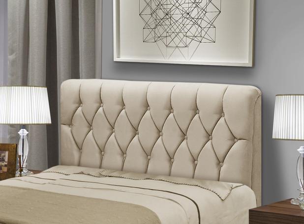 Cabeceira Para Cama Box Casal 1,60 cm Veloplus Bege- Dobuê Menor preço em Cabeceira Para Cama Box Casal 1,60 cm Veloplus Bege- Dobuê
