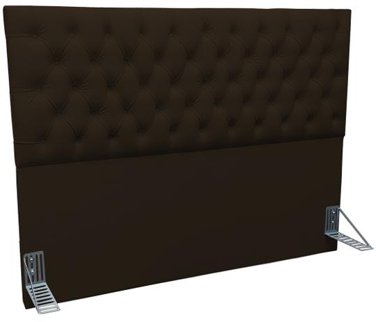 Menor preço em Cabeceira para Cama Box Casal Estofada Roma 1.40m Tabaco - Estilo