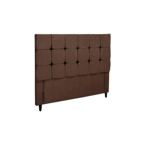 Cabeceira Para Cama Box Casal Slim 1400mm - Tecido Suede Marrom Chocolate - Simbal Menor preço em Cabeceira Para Cama Box Casal Slim 1400mm - Tecido Suede Marrom Chocolate - Simbal