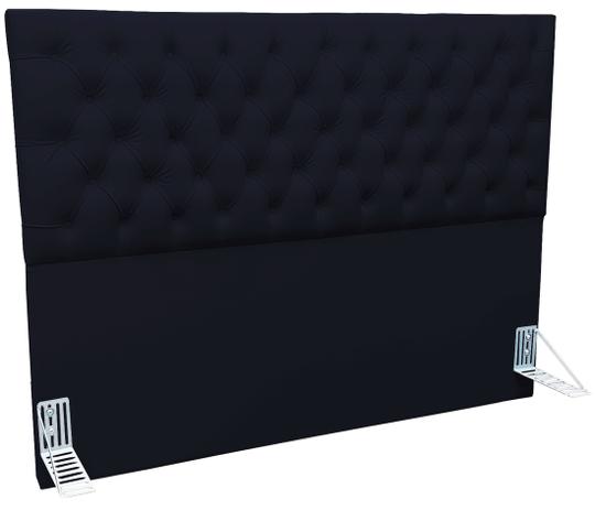 Cabeceira para Cama Box Queen Estofada Roma 1.60m Azul Escuro - Estilo é boa?
