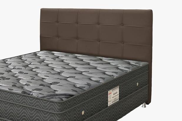 Cabeceira Para Cama De Queen Clean 1600mm - Suede Marrom Chocolate - Simbal Menor preço em Cabeceira Para Cama De Queen Clean 1600mm - Suede Marrom Chocolate - Simbal