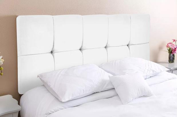 Cabeceira para Cama Queen Estofada Box Nina 1.60m Courino Branco - Estilo capitone é boa?