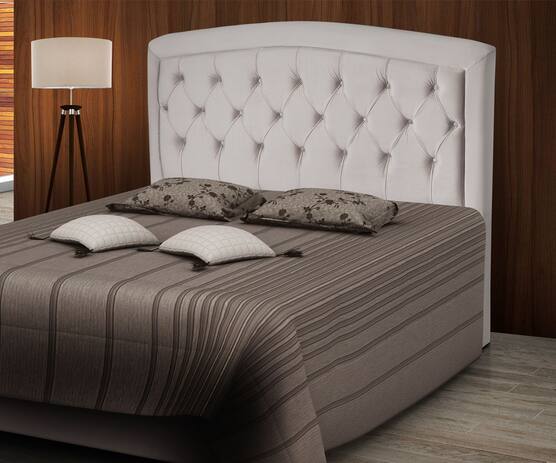 Cabeceira Quarto Milao Estofado Casal 140 cm - Artnossa Estofados Menor preço em Cabeceira Quarto Milao Estofado Casal 140 cm - Artnossa Estofados