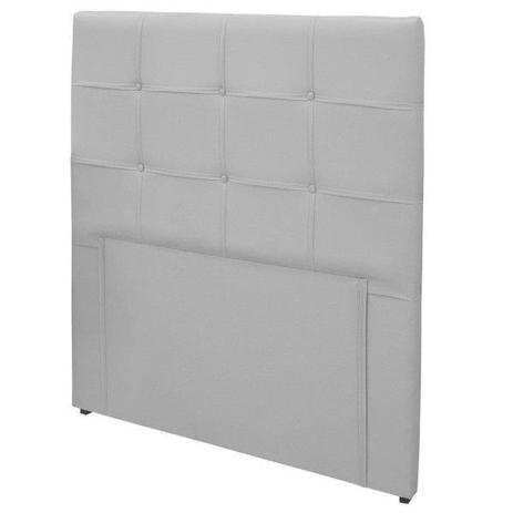 Cabeceira solteiro 0.90 cm clean pvc branco - simbal Menor preço em Cabeceira solteiro 0.90 cm clean pvc branco - simbal