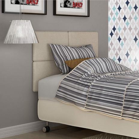 Cabeceira Solteiro Estofada Atlas Rufato Creme é boa?