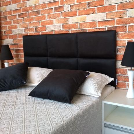 Cabeceira Solteiro Modulos Suede Liso Preto 90 x 60 Rbl Menor preço em Cabeceira Solteiro Modulos Suede Liso Preto 90 x 60 Rbl