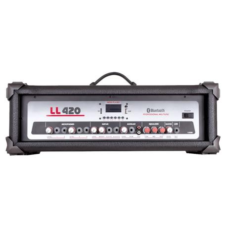 Menor preço em Cabeçote Amplificador 4 Canais 100w Rms Ll420usb Ll Áudio