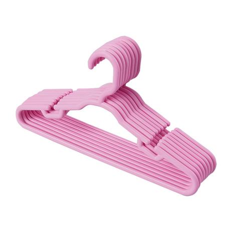 Cabide Infantil Rosa Reforçado 8mm - 30 Unidades - VARIEDADES Menor preço em Cabide Infantil Rosa Reforçado 8mm - 30 Unidades - VARIEDADES