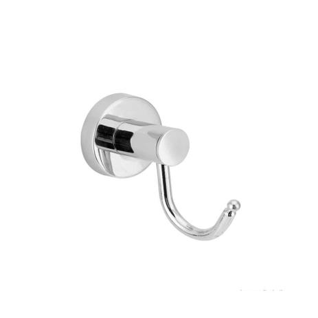 Cabide para banheiro simples Pieno cromado Forusi Menor preço em Cabide para banheiro simples Pieno cromado Forusi