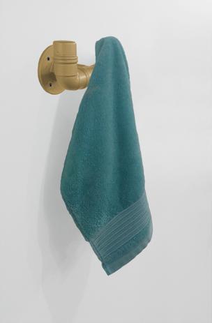 Cabideiro de Parede Porta Toalhas Suporte Gancho Acessório para Banheiro - Dourado Laca - Formalivre Menor preço em Cabideiro de Parede Porta Toalhas Suporte Gancho Acessório para Banheiro - Dourado Laca - Formalivre