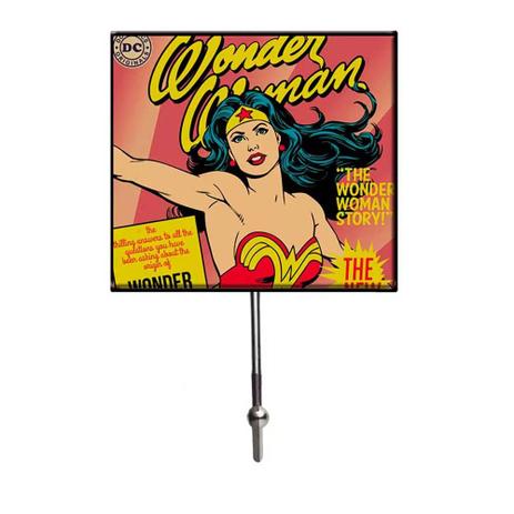 Cabideiro de Vidro com 1 Gancho - DC Comics - Mulher Maravilha - 13x21x7,5cm - Rosa - Metrópole Menor preço em Cabideiro de Vidro com 1 Gancho - DC Comics - Mulher Maravilha - 13x21x7,5cm - Rosa - Metrópole