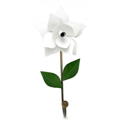 Cabideiro Decorativo para Quarto e Banheiro Artesanal Rústico com Flor - Libertas rosas artesanato Menor preço em Cabideiro Decorativo para Quarto e Banheiro Artesanal Rústico com Flor - Libertas rosas artesanato