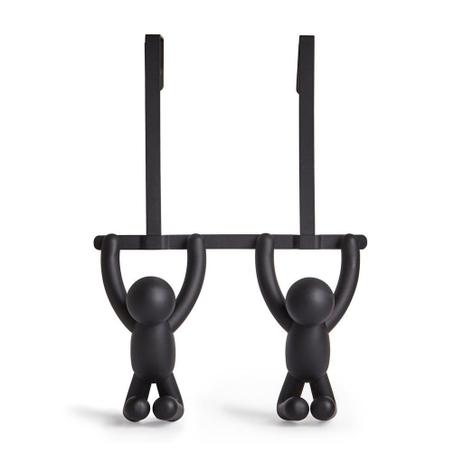 Cabideiro / Ganchos de Porta Buddy Preto - Umbra Menor preço em Cabideiro / Ganchos de Porta Buddy Preto - Umbra