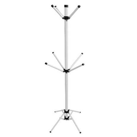 Cabideiro mancebo de chao utilaço branco dobravel 8 hastes Menor preço em Cabideiro mancebo de chao utilaço branco dobravel 8 hastes