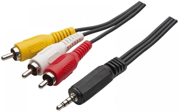 Cabo 3 Rca + 1 P2 Stereo CSR5003A 1,5 METROS Menor preço em Cabo 3 Rca + 1 P2 Stereo CSR5003A 1,5 METROS