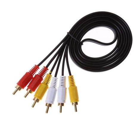 Cabo 3RCA (M x M) 3m - Lotus Menor preço em Cabo 3RCA (M x M) 3m - Lotus