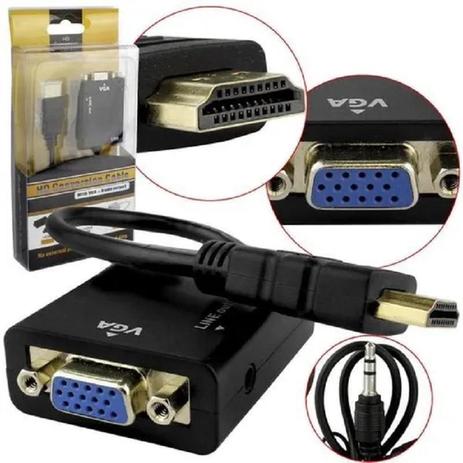Cabo Adaptador Conversor Hdmi Para Vga Com Áudio Pc Lt-283 - Lotus é boa?