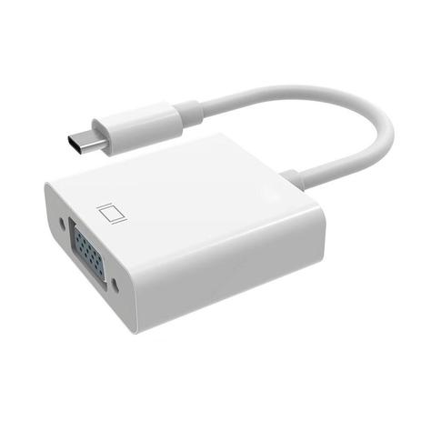 Cabo Adaptador Conversor Type C3 X VGA - Dmix Menor preço em Cabo Adaptador Conversor Type C3 X VGA - Dmix
