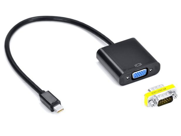 Cabo Adaptador de Video Ultratop 23406 ADAP/CONV Mini Display PORT Macho para VGA Macho 30CM Menor preço em Cabo Adaptador de Video Ultratop 23406 ADAP/CONV Mini Display PORT Macho para VGA Macho 30CM